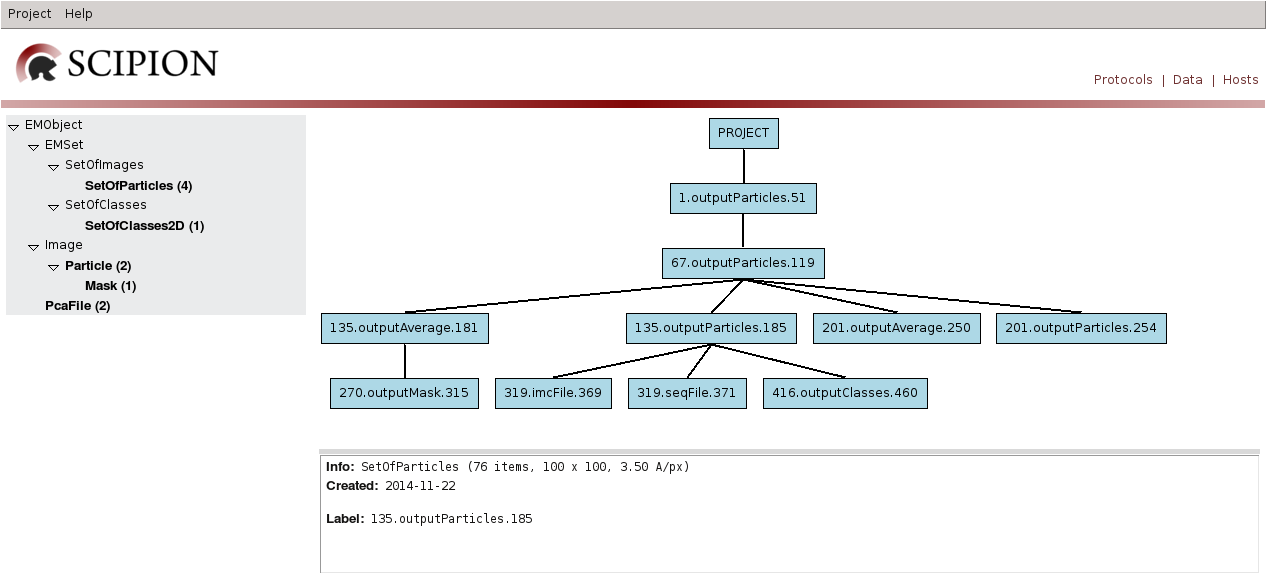 Project GUI in Data Mode